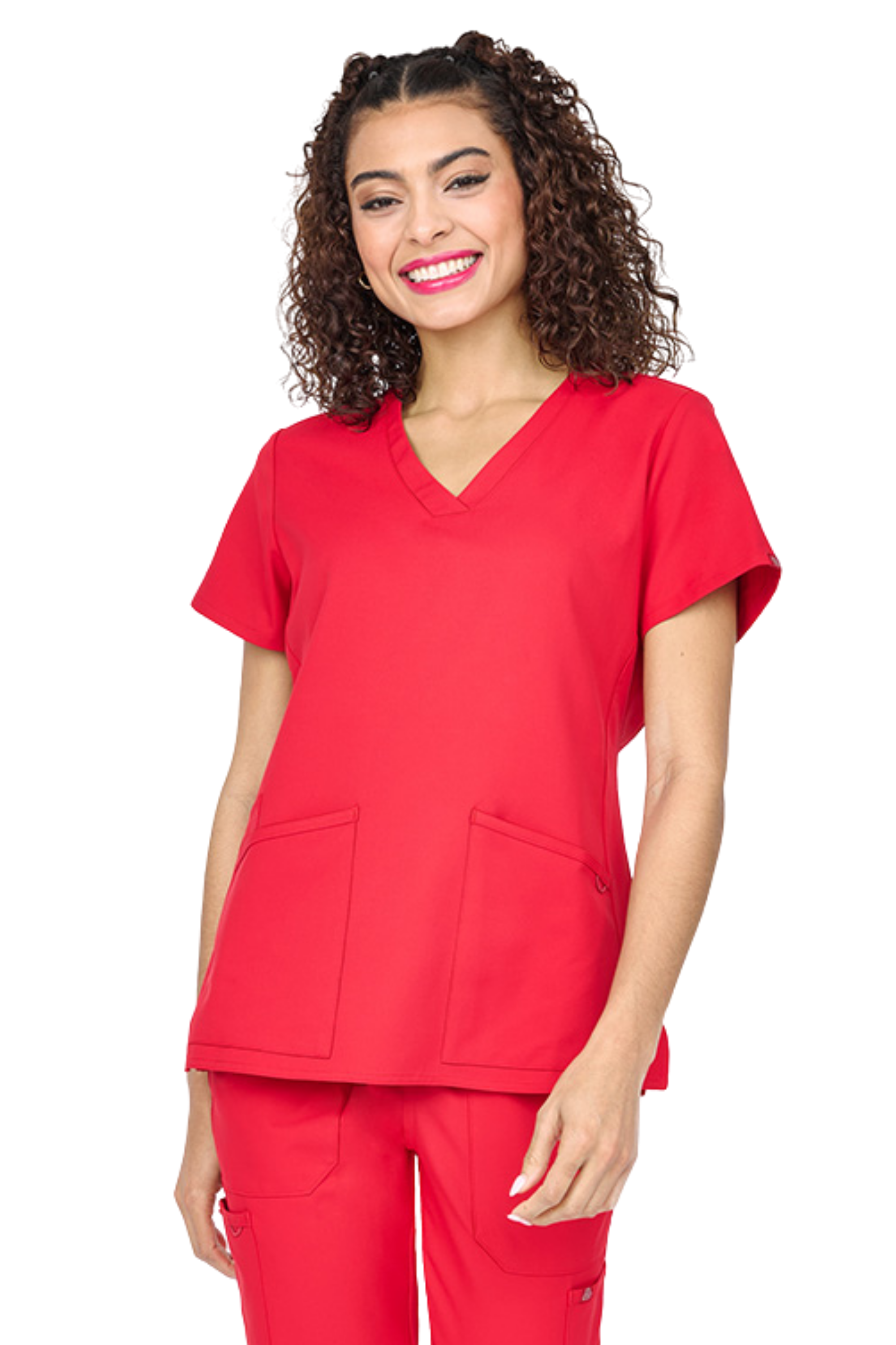 POLERA CLINICA MUJER STUDIO 1165 ROJA