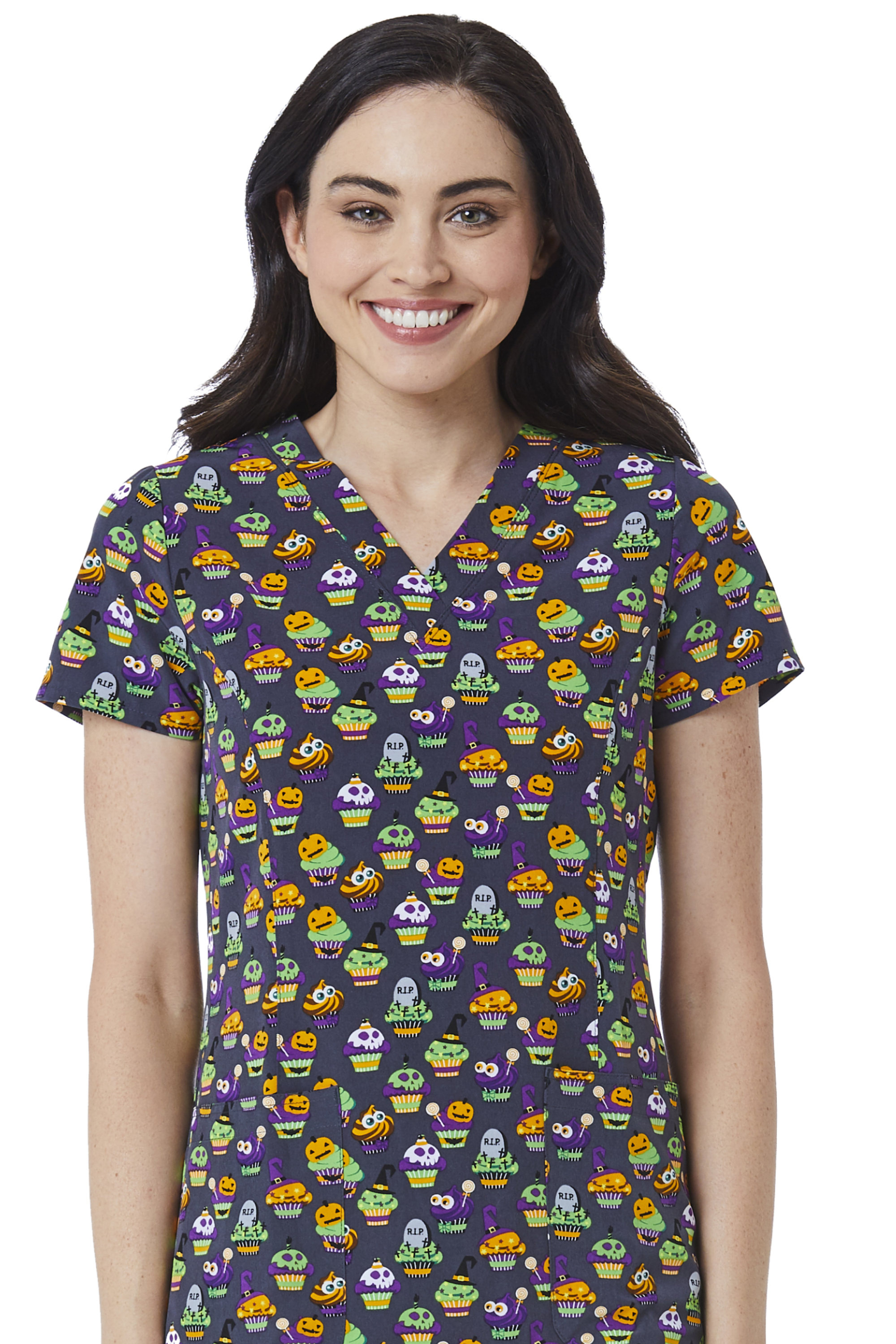 POLERA CLINICA MUJER ESTAMPADA MAEVN 1767 SPT