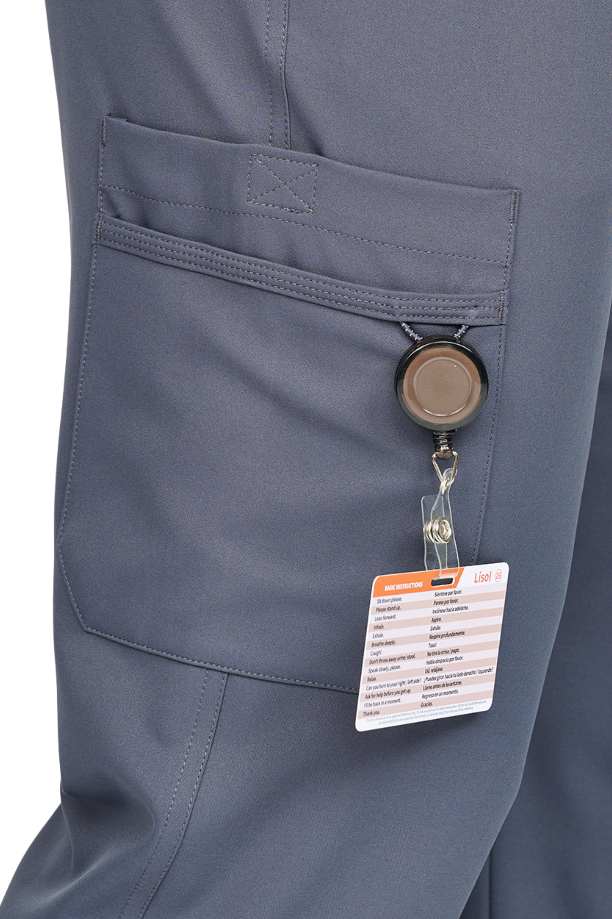 PANTALON CLINICO HOMBRE STUDIO 3099 GRIS OSCURO