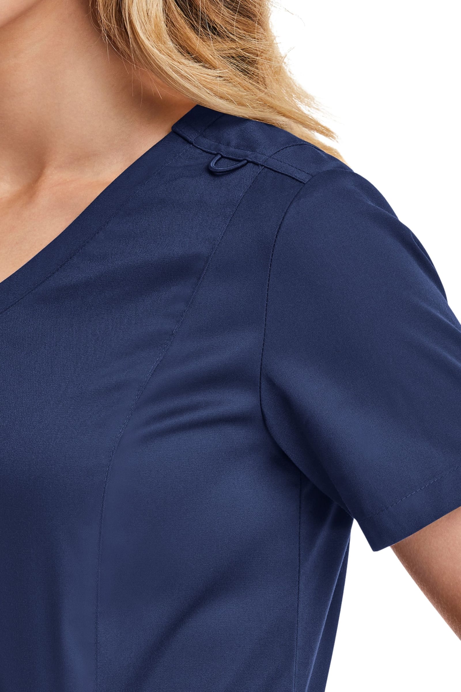 POLERA CLINICA MUJER MATRIX 3501 AZUL MARINO