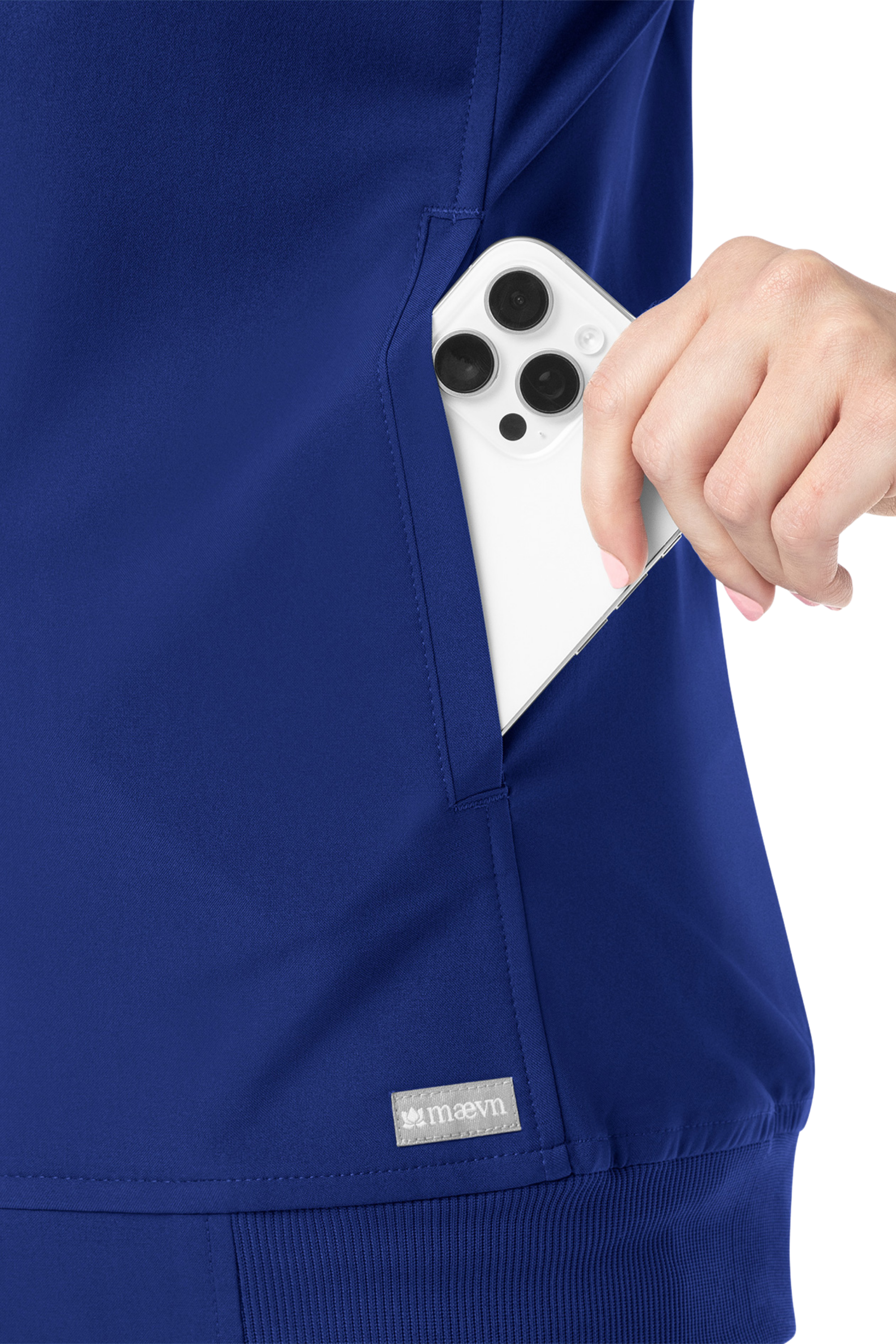 CHAQUETA CLINICA MUJER MOMENTUM 5061 AZUL GALACTICO