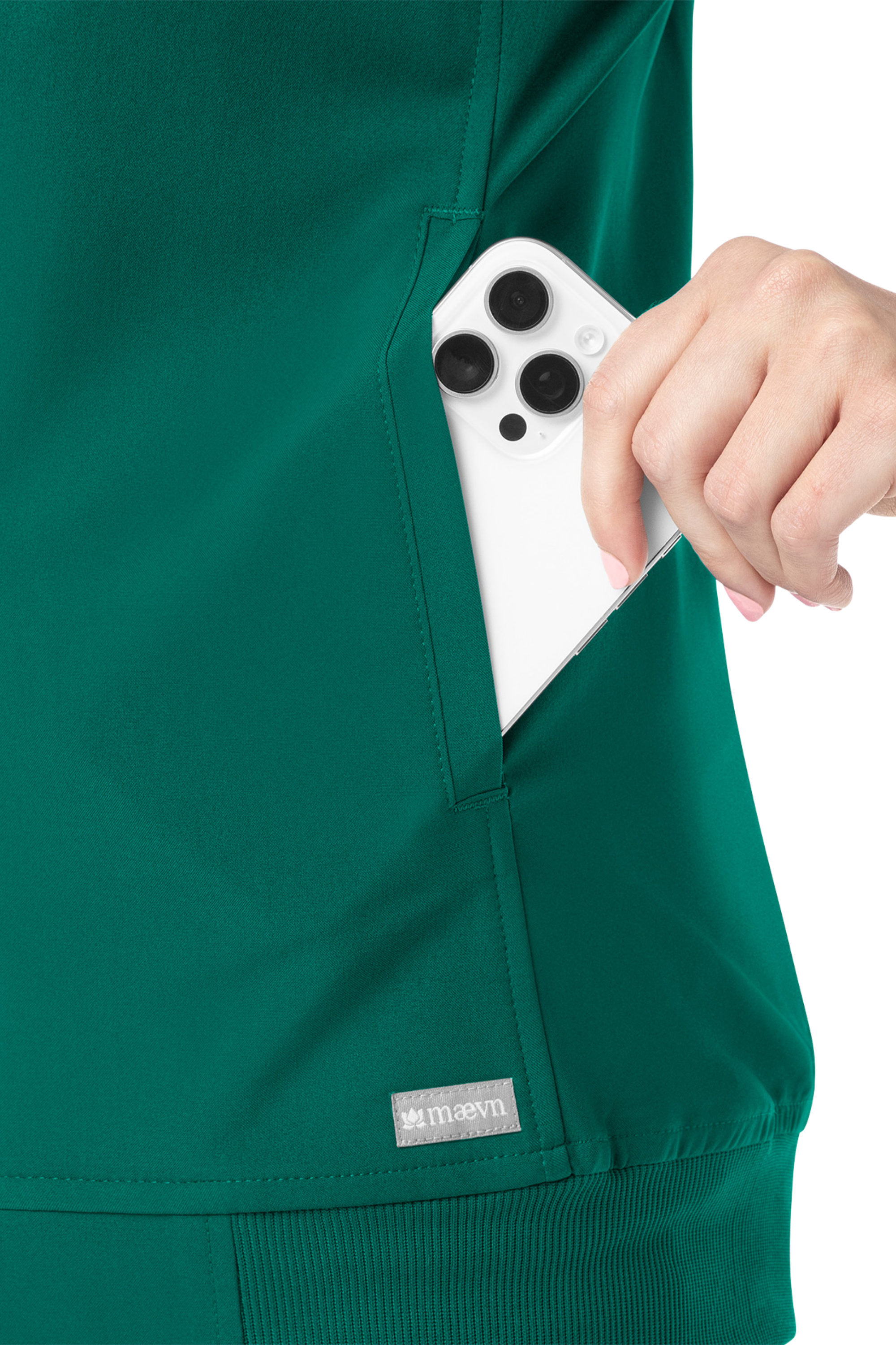 CHAQUETA CLINICA MUJER MOMENTUM 5061 VERDE PABELLON