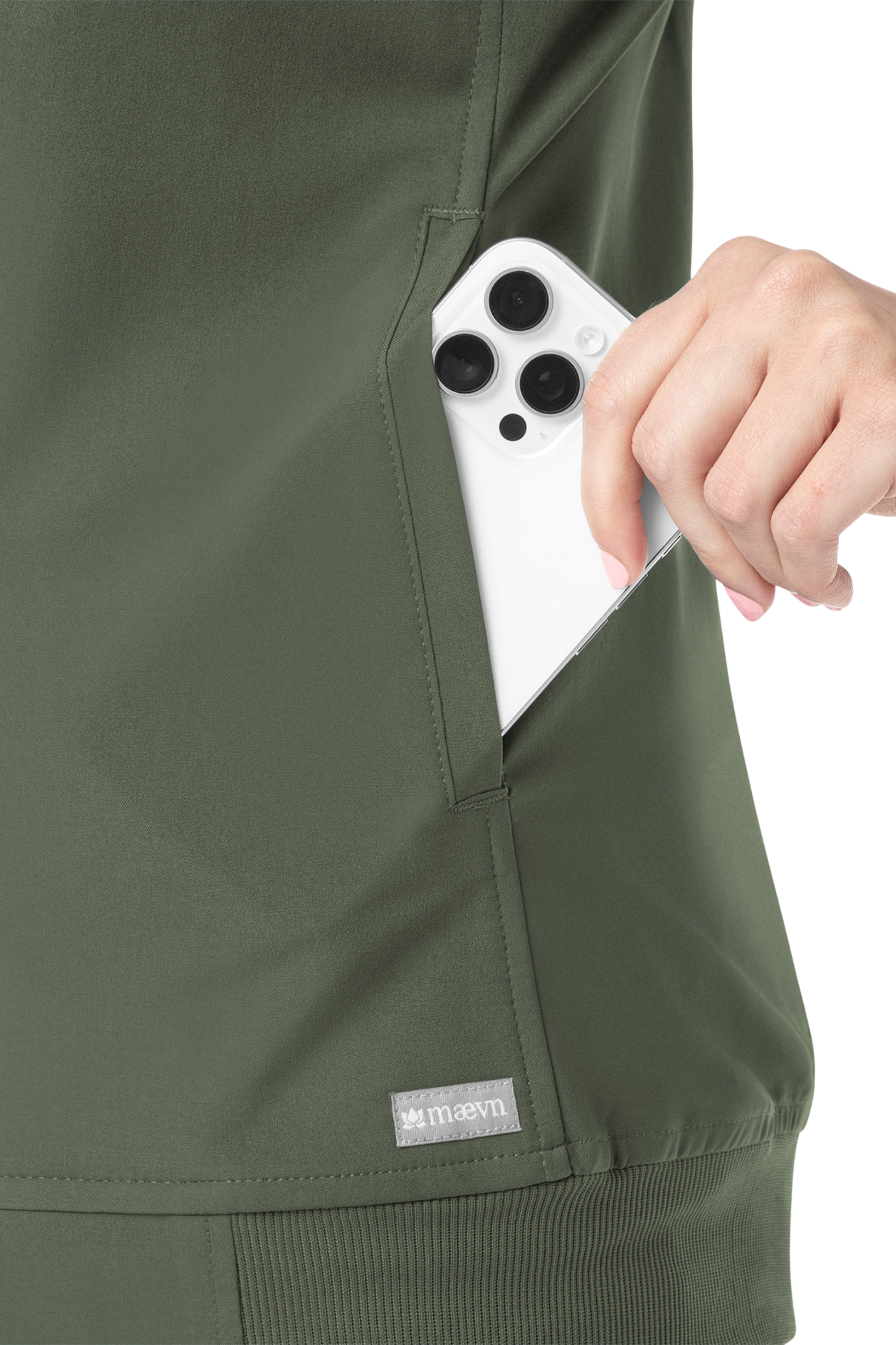CHAQUETA CLINICA MUJER MOMENTUM 5061 VERDE OLIVO