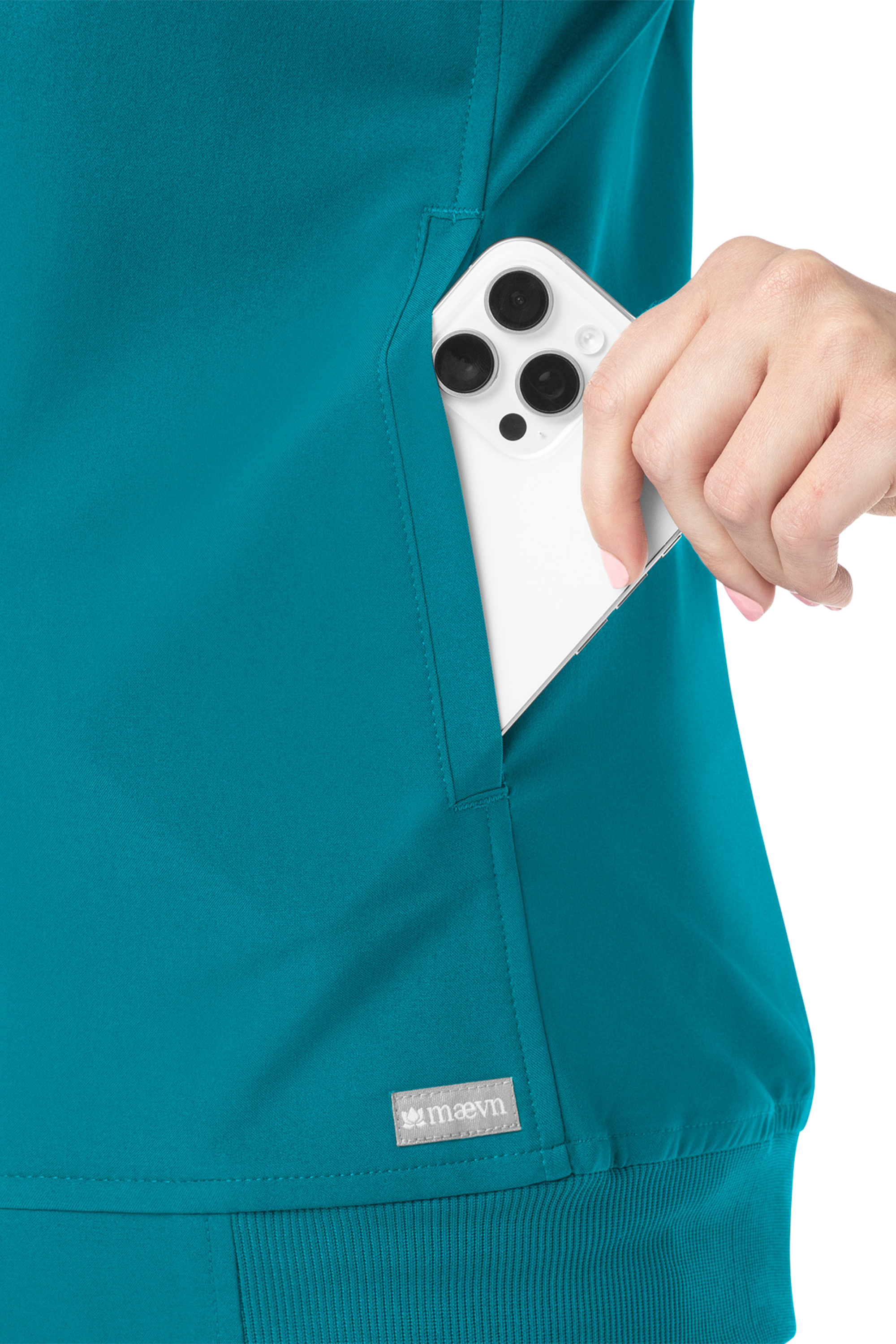 CHAQUETA CLINICA MUJER MOMENTUM 5061 AZUL VERDOSO