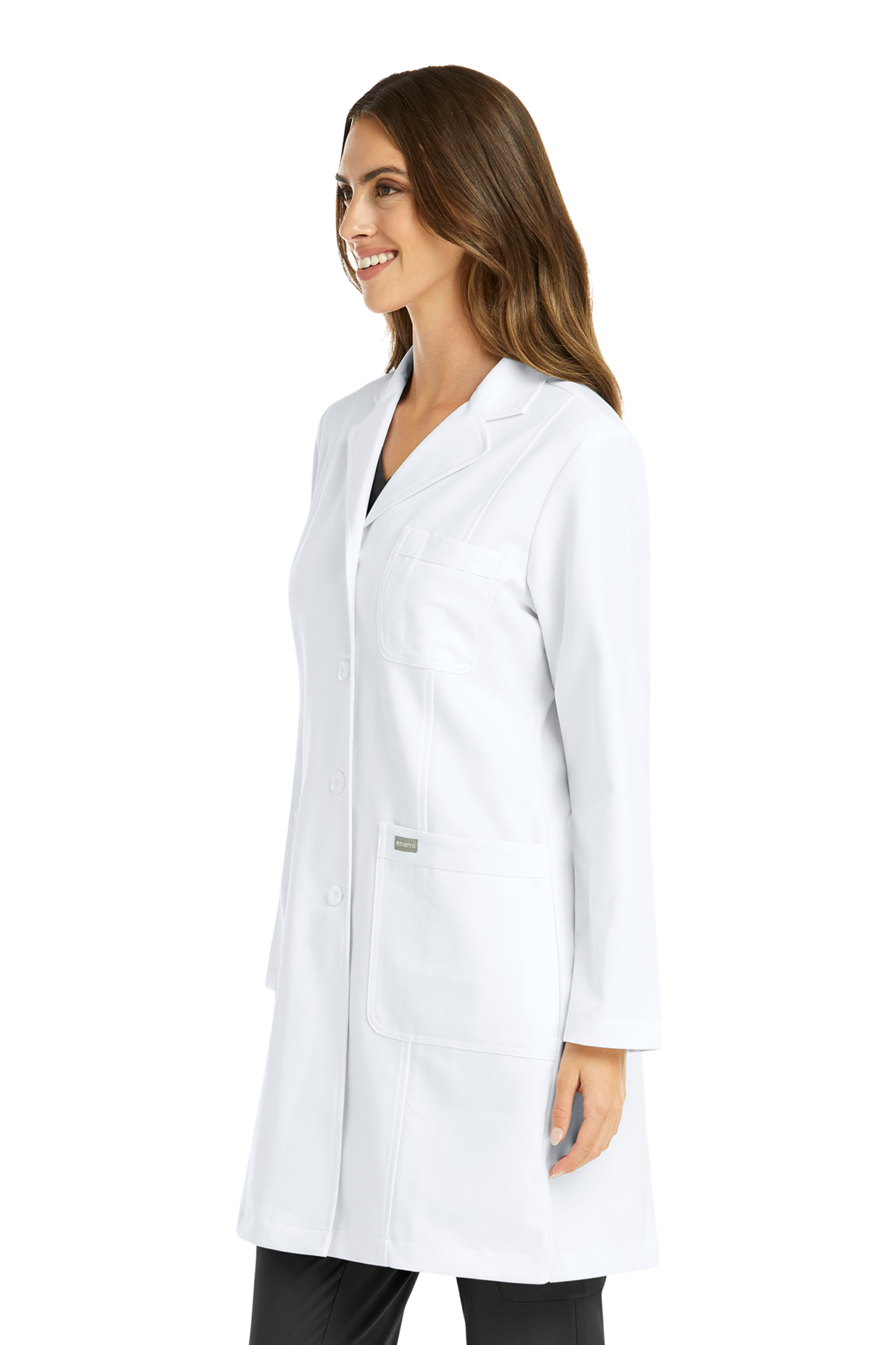 DELANTAL CLINICO LARGO MUJER MOMENTUM 5071 BLANCO