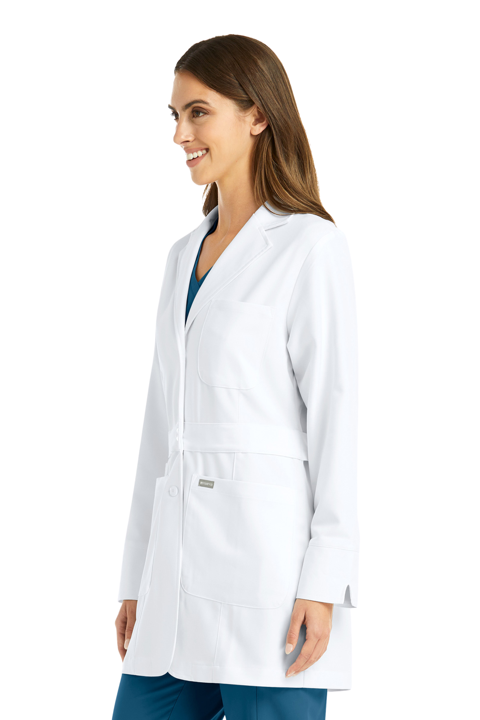 DELANTAL CLINICO MEDIO MUJER MOMENTUM 5072 BLANCO