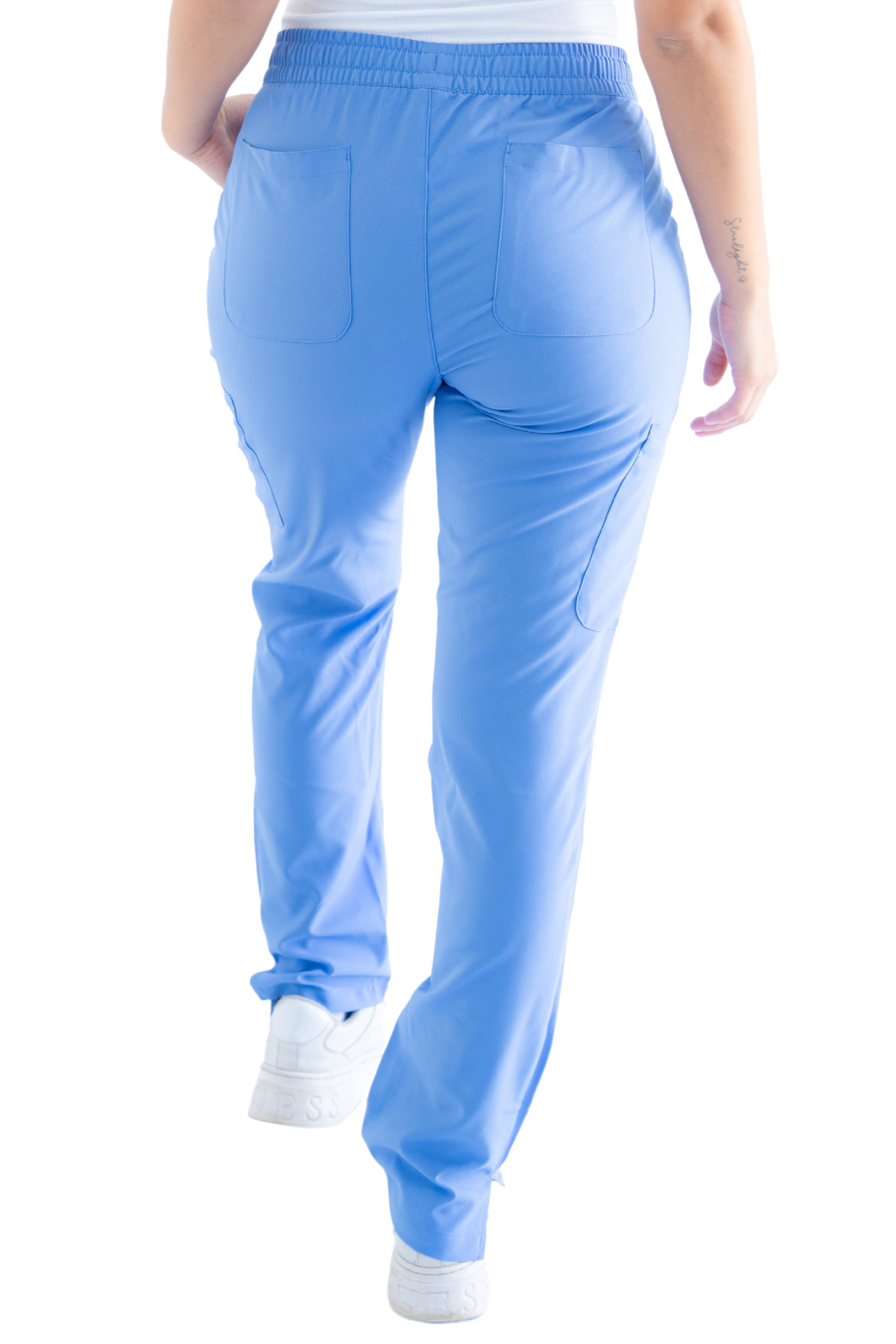 PANTALON CLINICO EXTRA LARGO MUJER MOMENTUM 5091 CELESTE