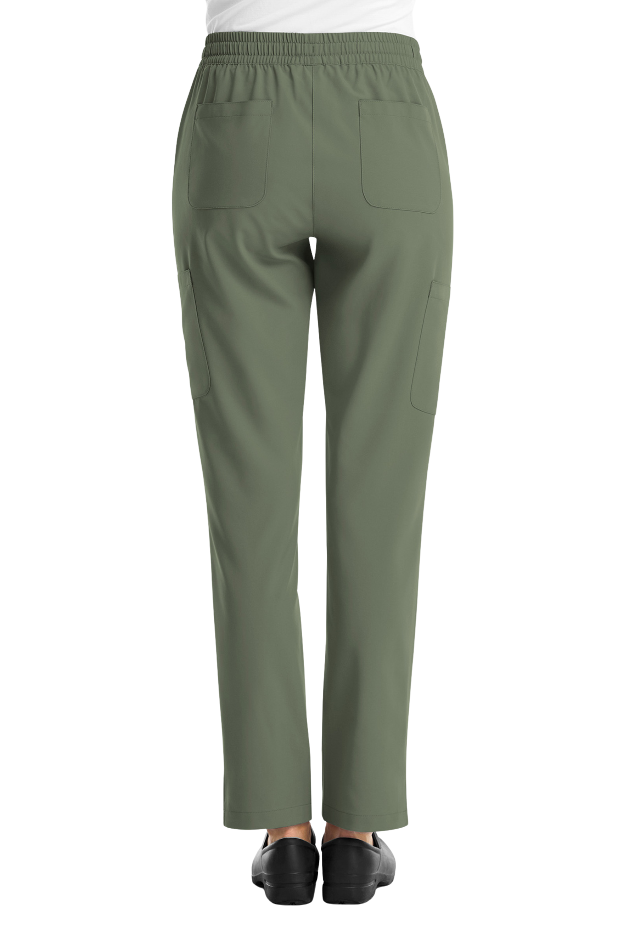 PANTALON CLINICO EXTRA LARGO MUJER MOMENTUM 5091 VERDE OLIVO