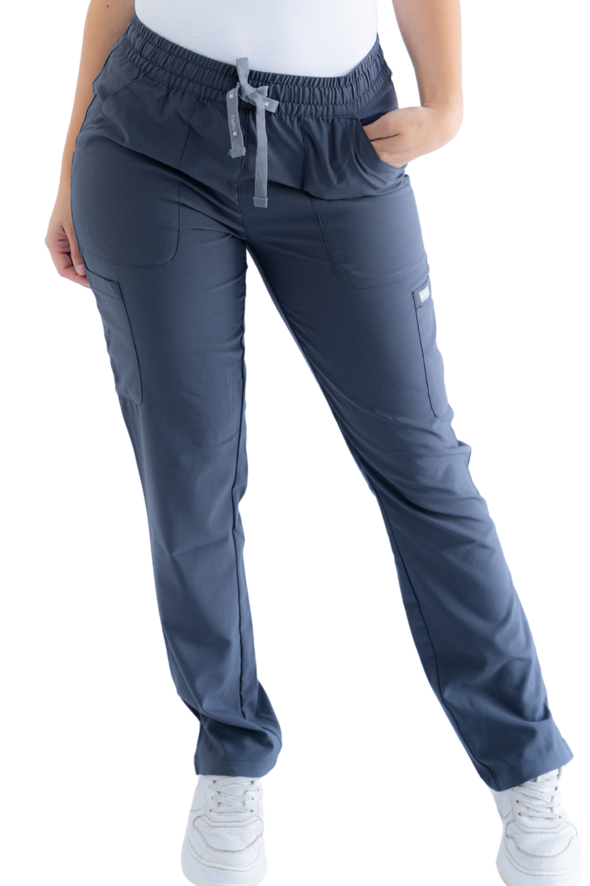 PANTALON CLINICO MUJER MOMENTUM 5091 GRIS OSCURO