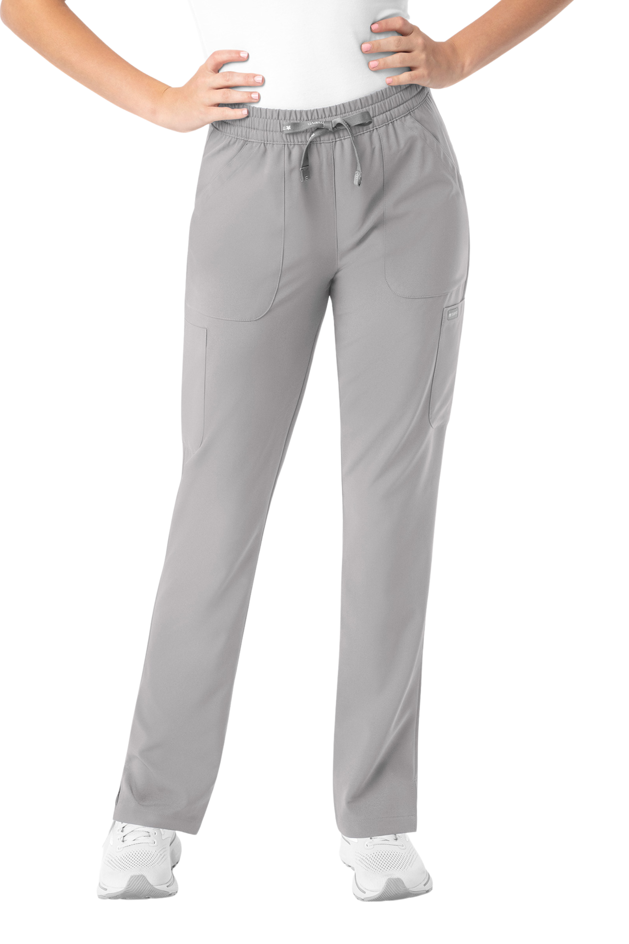 PANTALON CLINICO EXTRA LARGO MUJER MOMENTUM 5091 GRIS CLARO