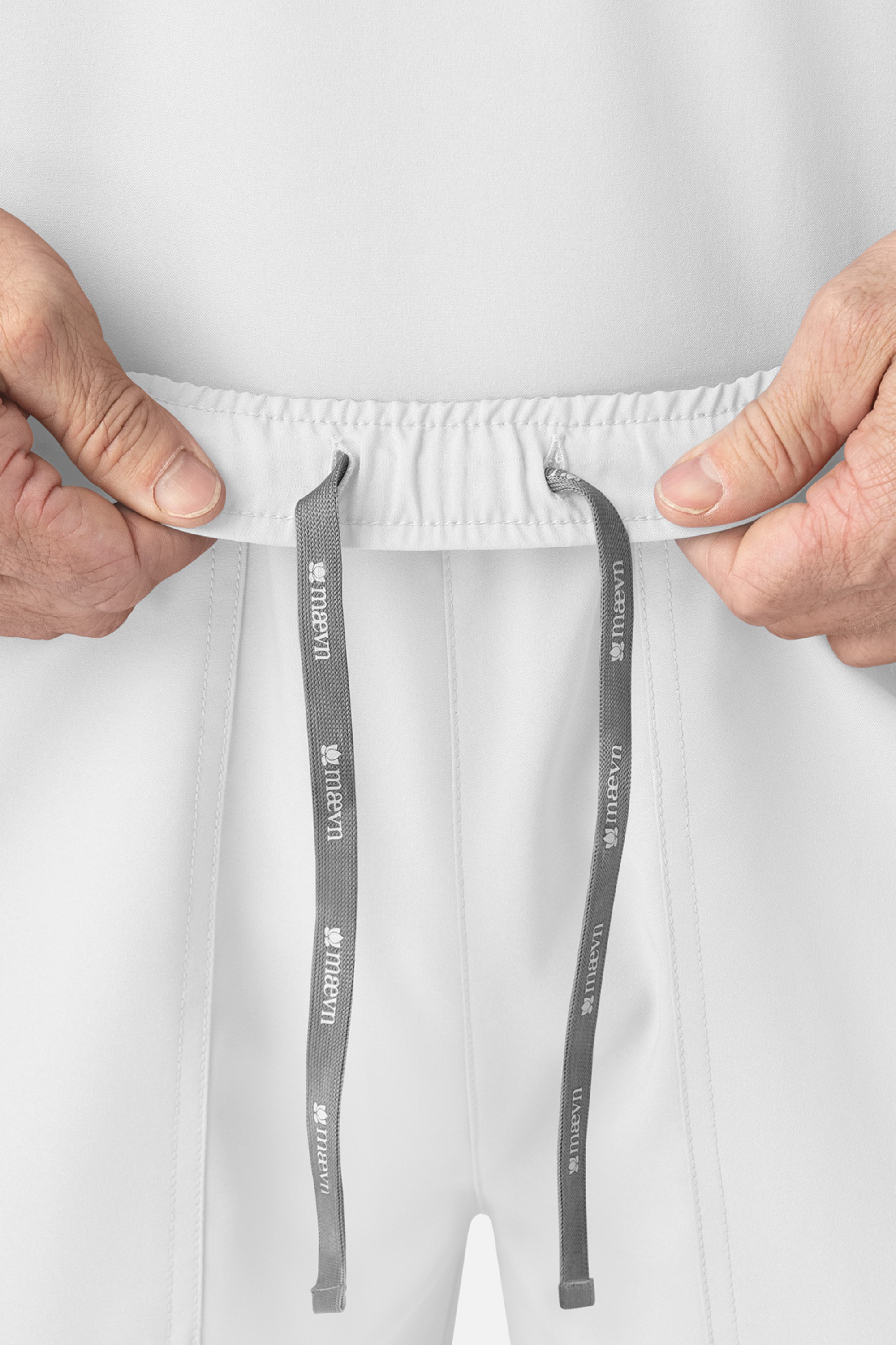 PANTALON CLINICO JOGGER HOMBRE MOMENTUM 5892 BLANCO