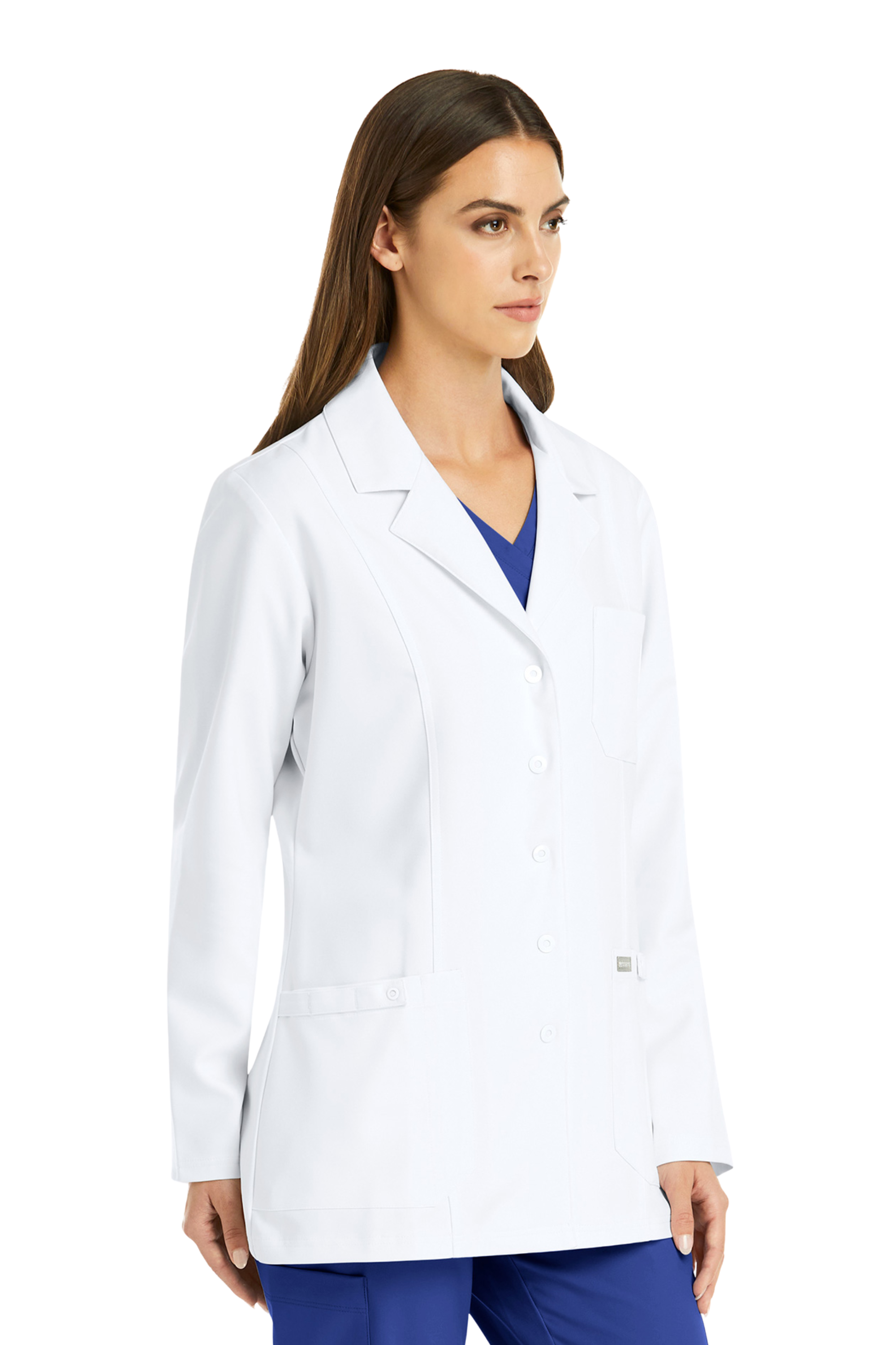 DELANTAL CLINICO CORTO MUJER MOMENTUM 5973 BLANCO