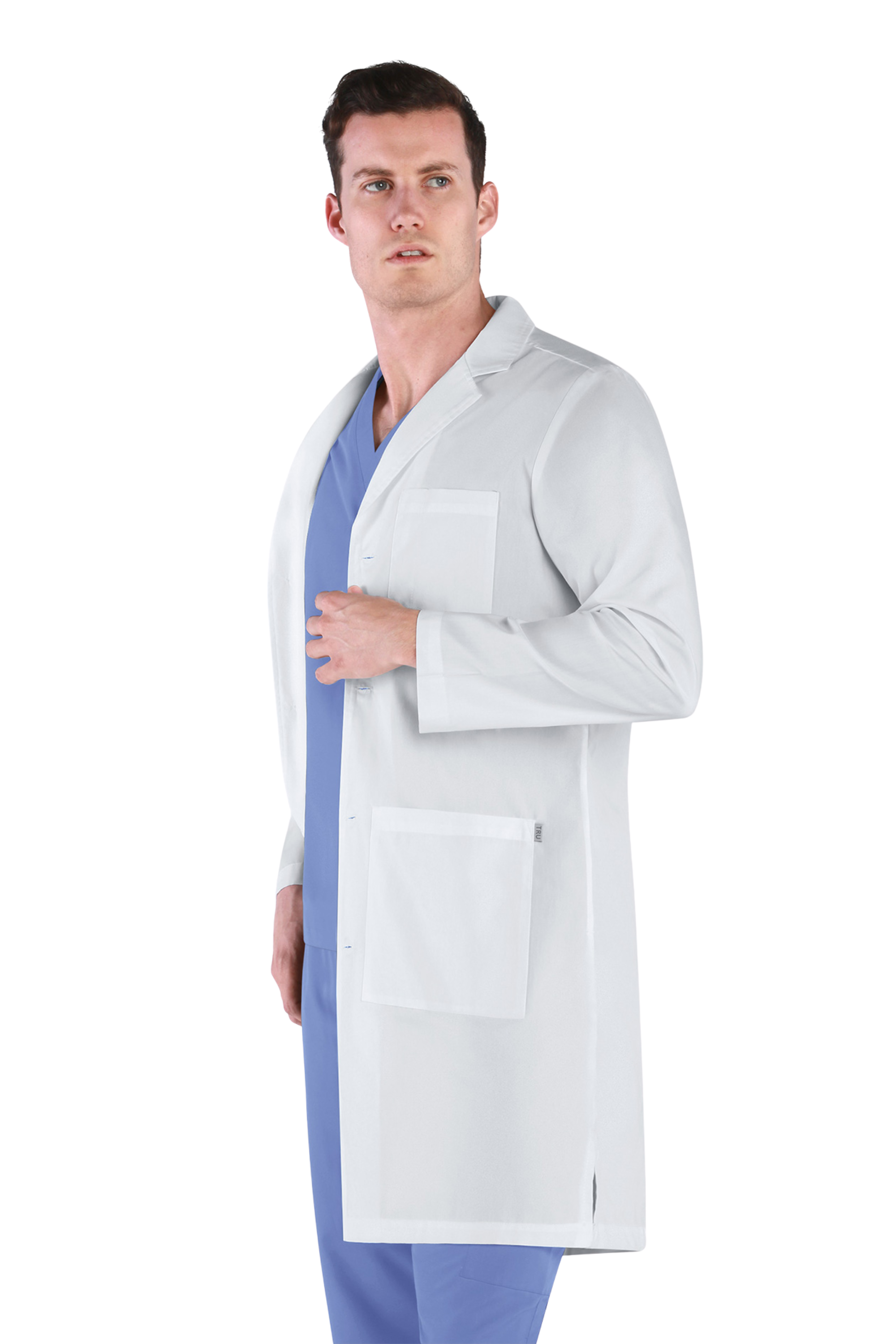 DELANTAL CLINICO LARGO UNISEX TRUE 70101 BLANCO