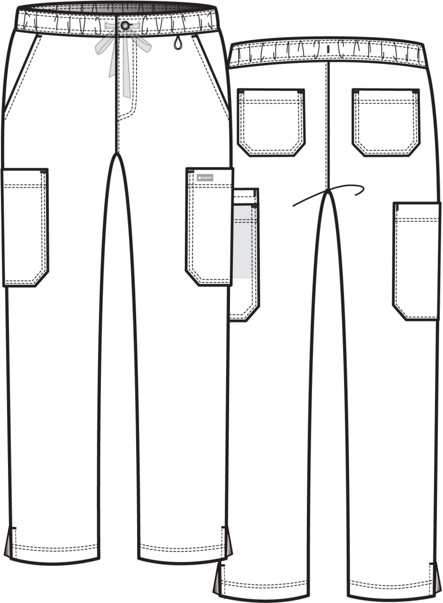 PANTALON CLINICO HOMBRE MOMENTUM 5891 BURDEO