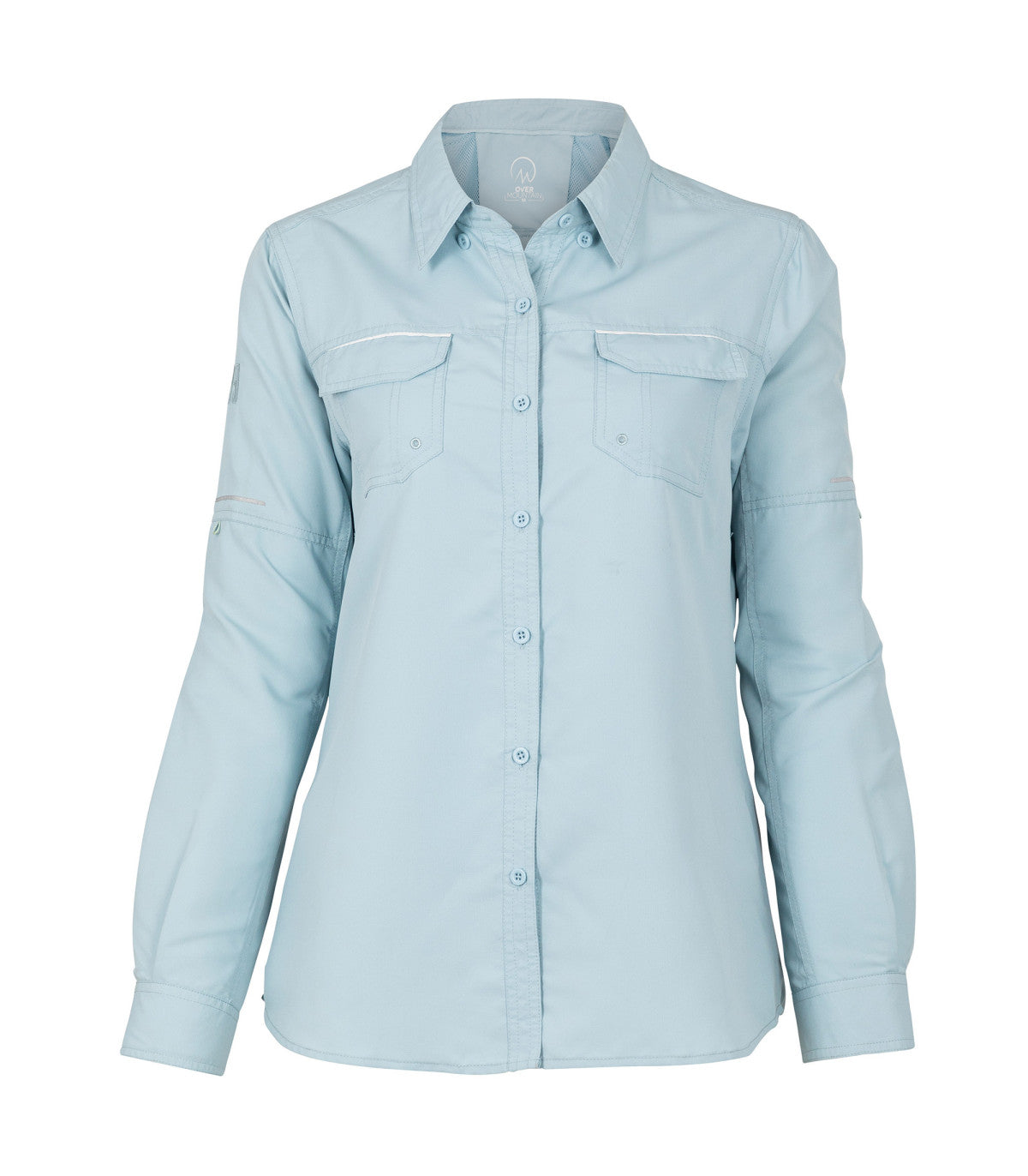BLUSA RIPSTOP JUBAE MANGA LARGA MUJER 06005 CELESTE CLARO