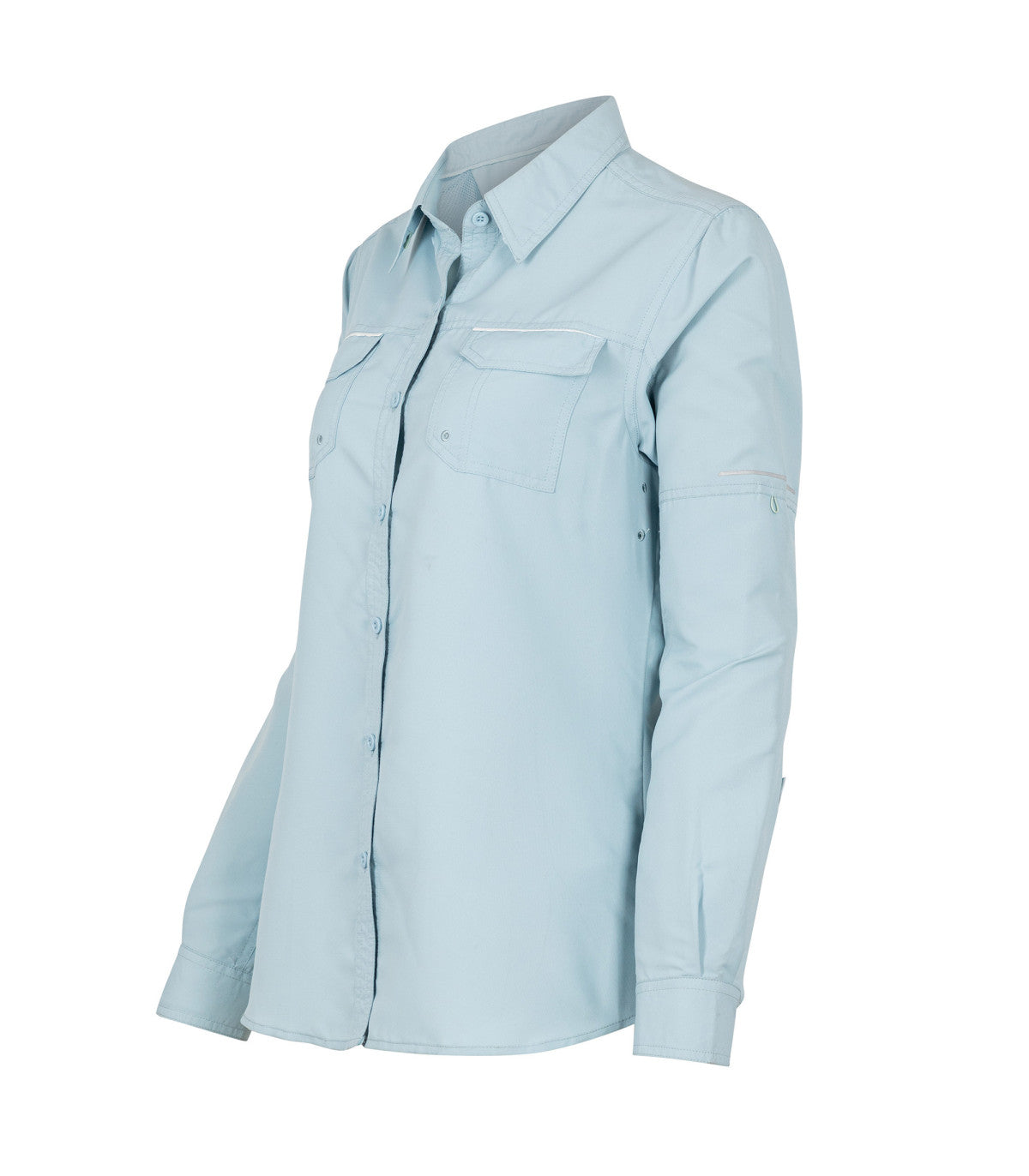 BLUSA RIPSTOP JUBAE MANGA LARGA MUJER 06005 CELESTE CLARO