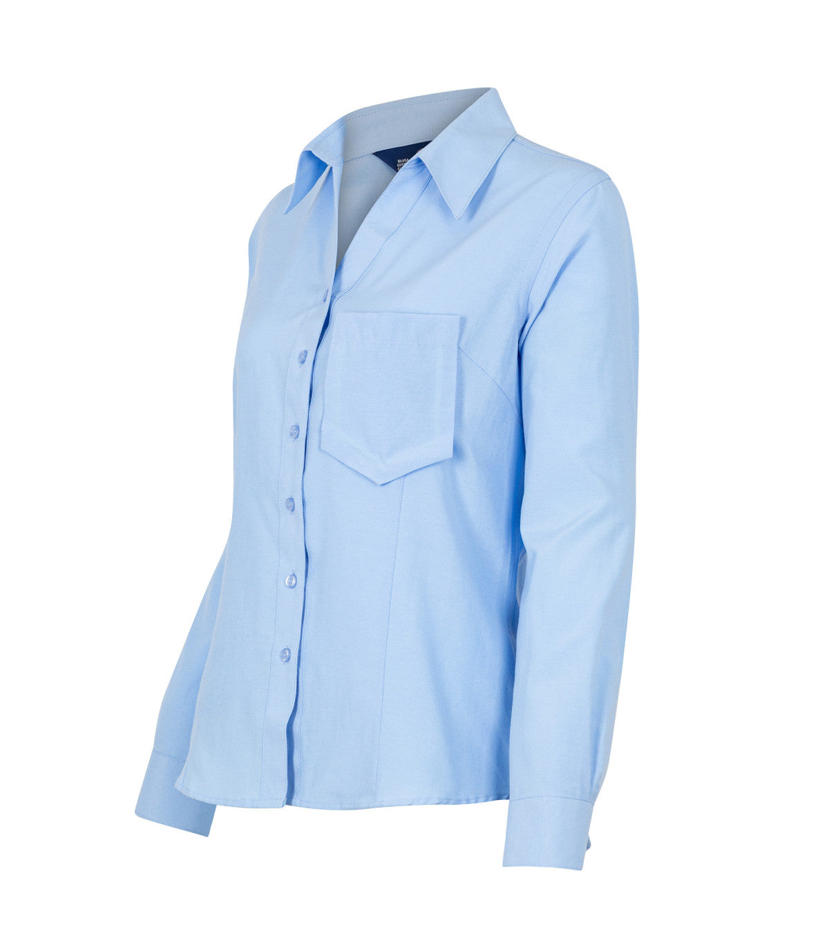 BLUSA OXFORD CLASSIC M/LARGA MUJER 06052  CELESTE CLARO