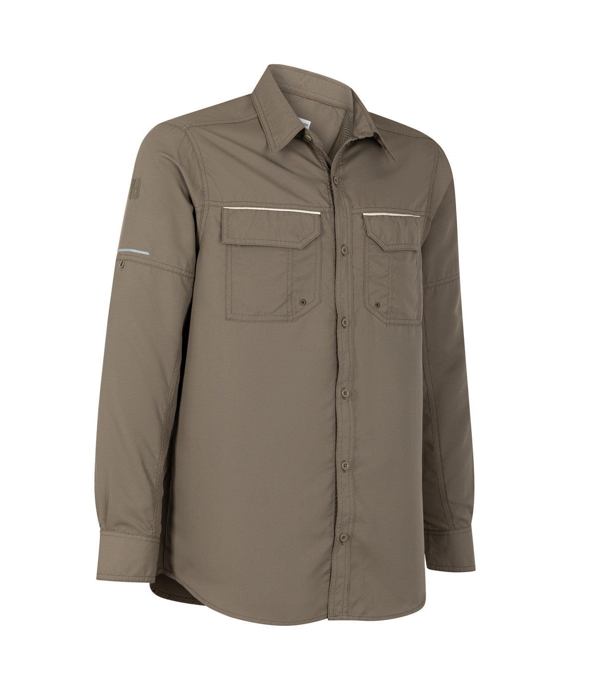 CAMISA RIPSTOP JUBAE MANGA LARGA HOMBRE 06004 VERDE MUSGO