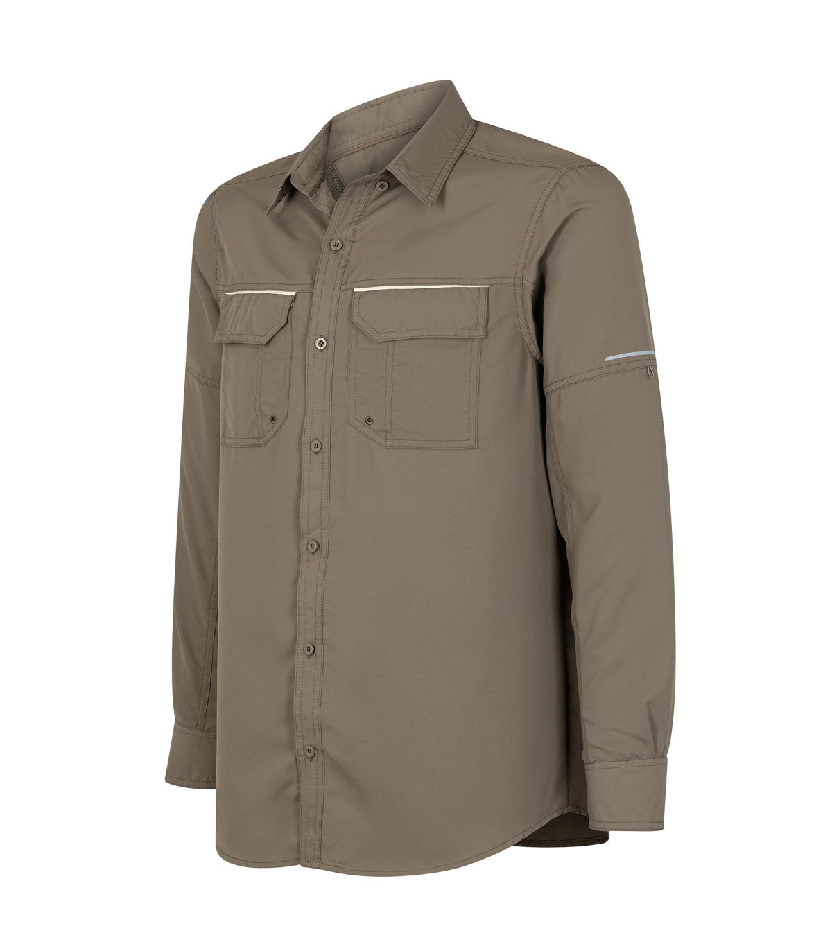 CAMISA RIPSTOP JUBAE MANGA LARGA HOMBRE 06004 VERDE MUSGO