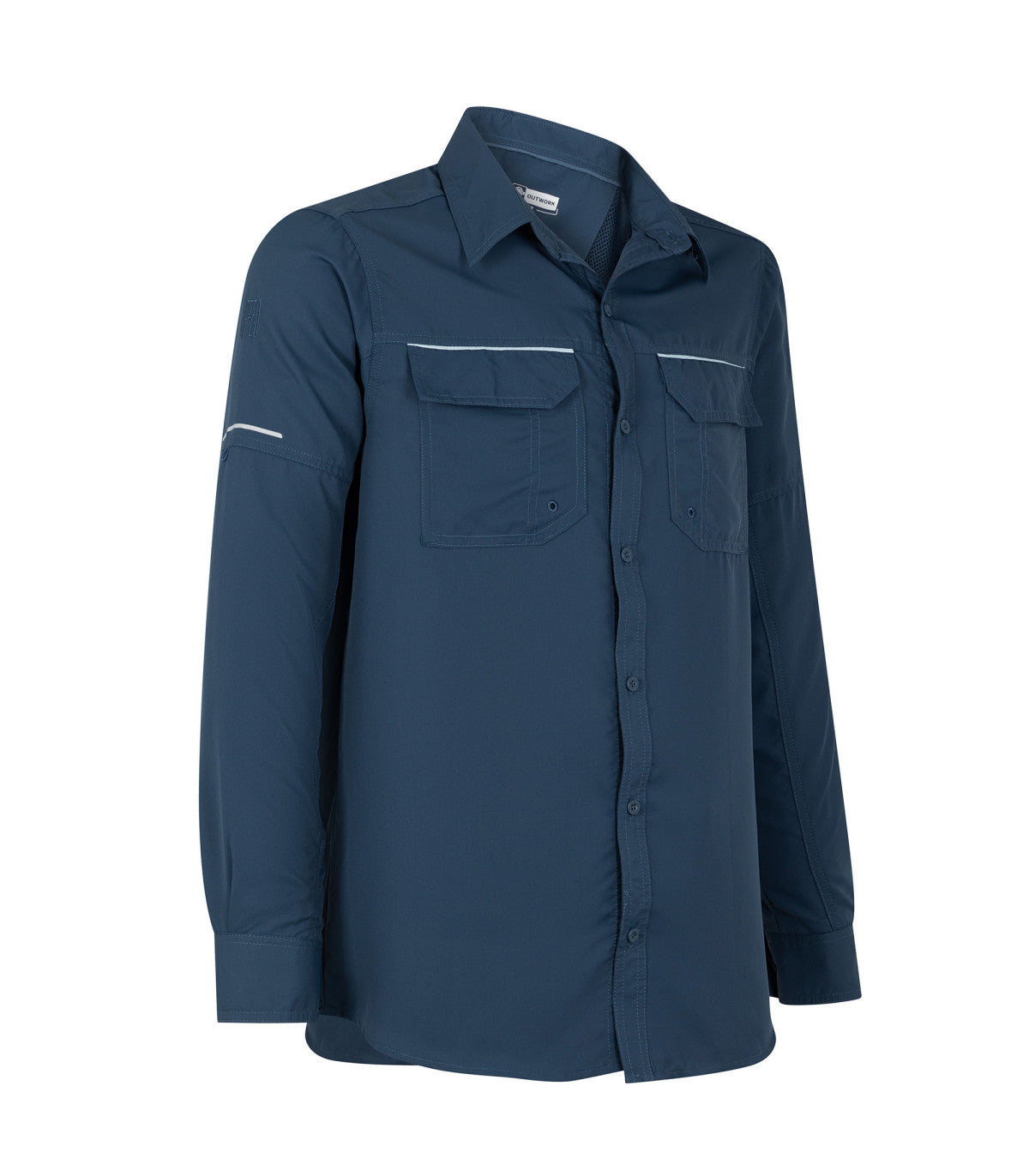 CAMISA RIPSTOP JUBAE MANGA LARGA HOMBRE 06004 AZUL ROYAL