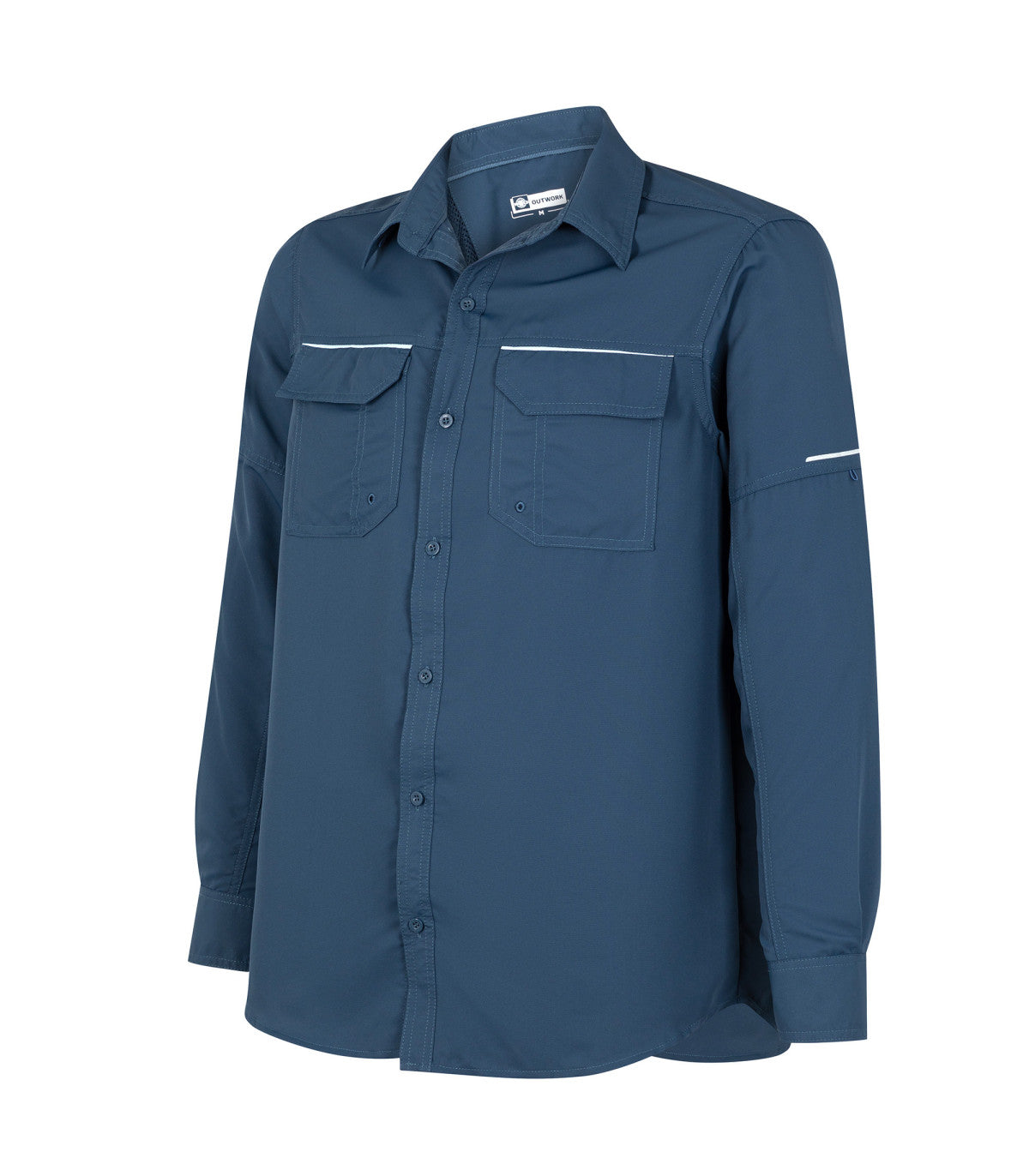 CAMISA RIPSTOP JUBAE MANGA LARGA HOMBRE 06004 AZUL ROYAL