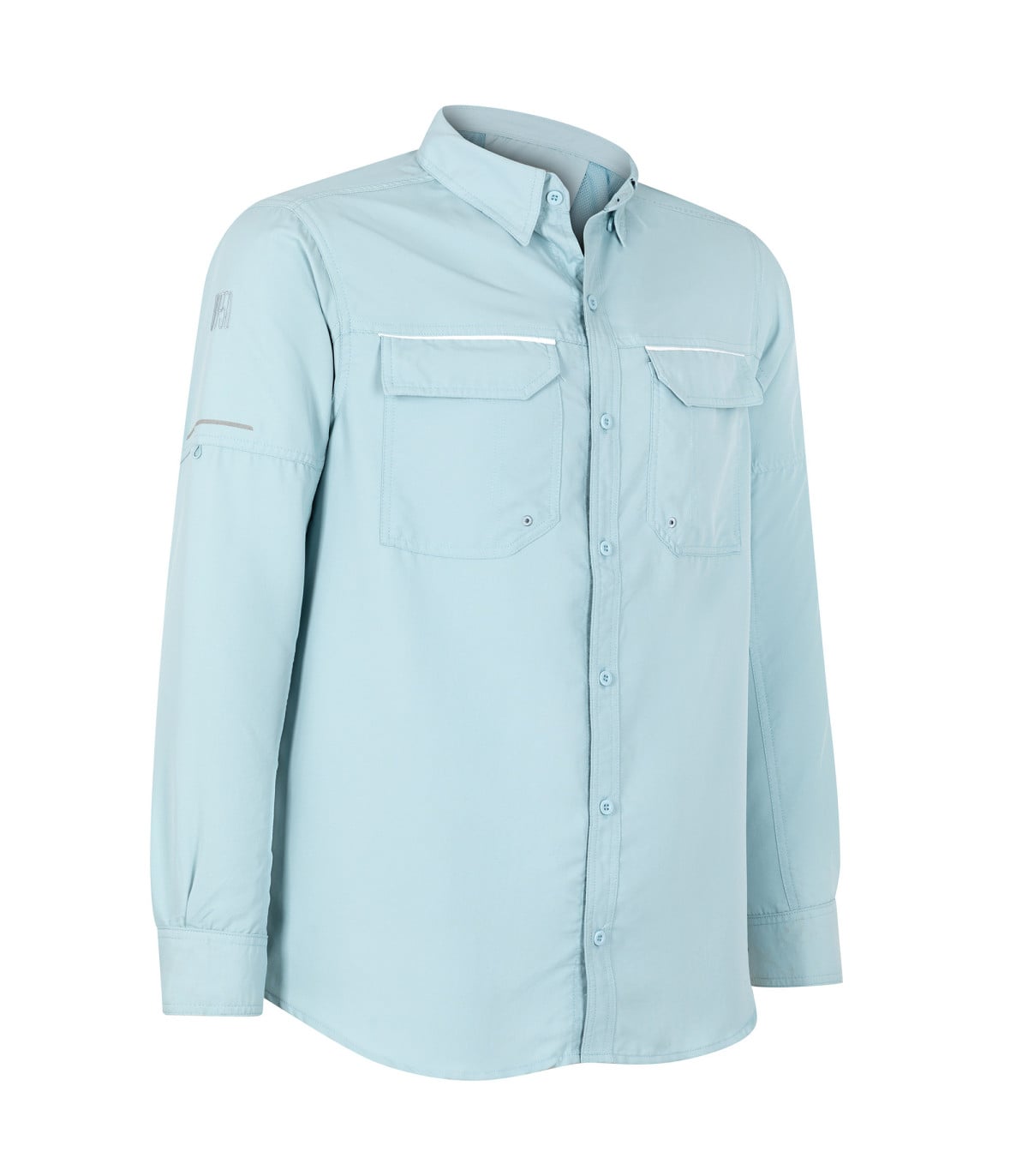 CAMISA RIPSTOP JUBAE MANGA LARGA HOMBRE 06004 CELESTE CLARO